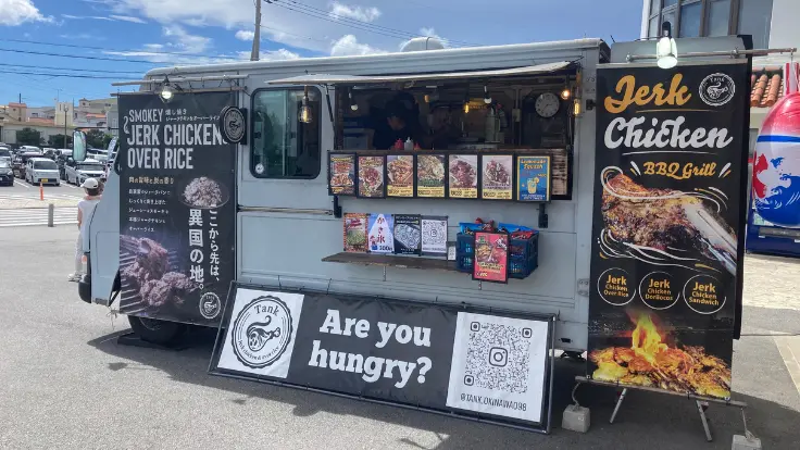 道の駅かでなに出店している日替わりキッチンカー