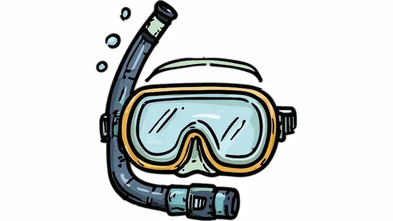 シュノーケルセットの図